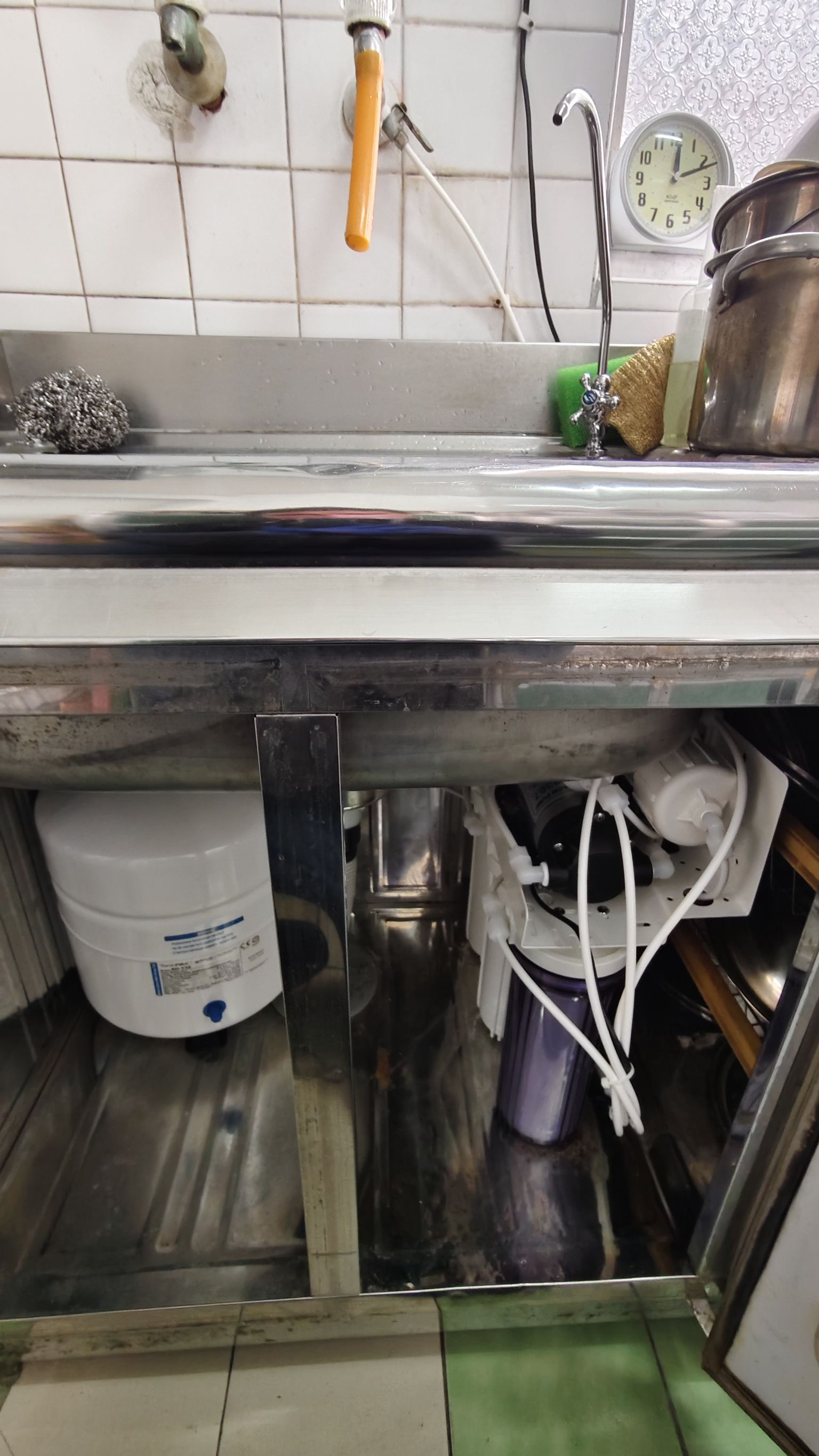 一般家庭式5道RO淨水器+壓力桶